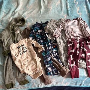 8-Piece Baby Boy 9M Bundle - 3 Pajamas and 2 Matching Sets, Carter’s, Cat & Jack